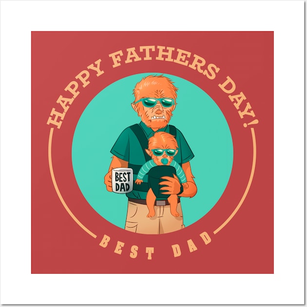 Best Dad-Father's day Wall Art by BaronBoutiquesStore